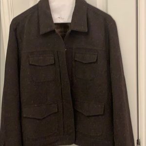 Coldwater Creek pocket detail tweed jacket